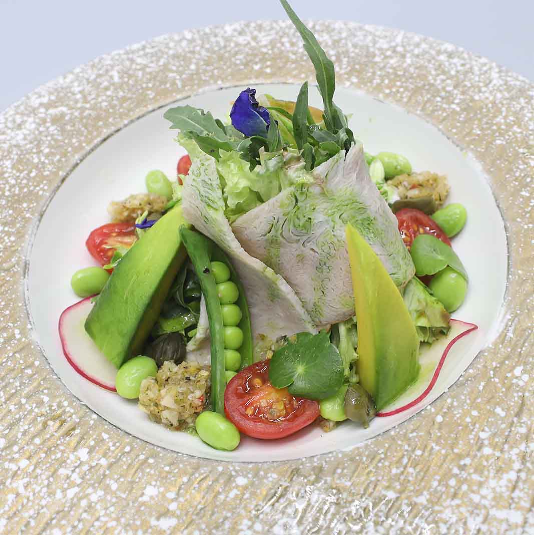 Turkey healthy salad