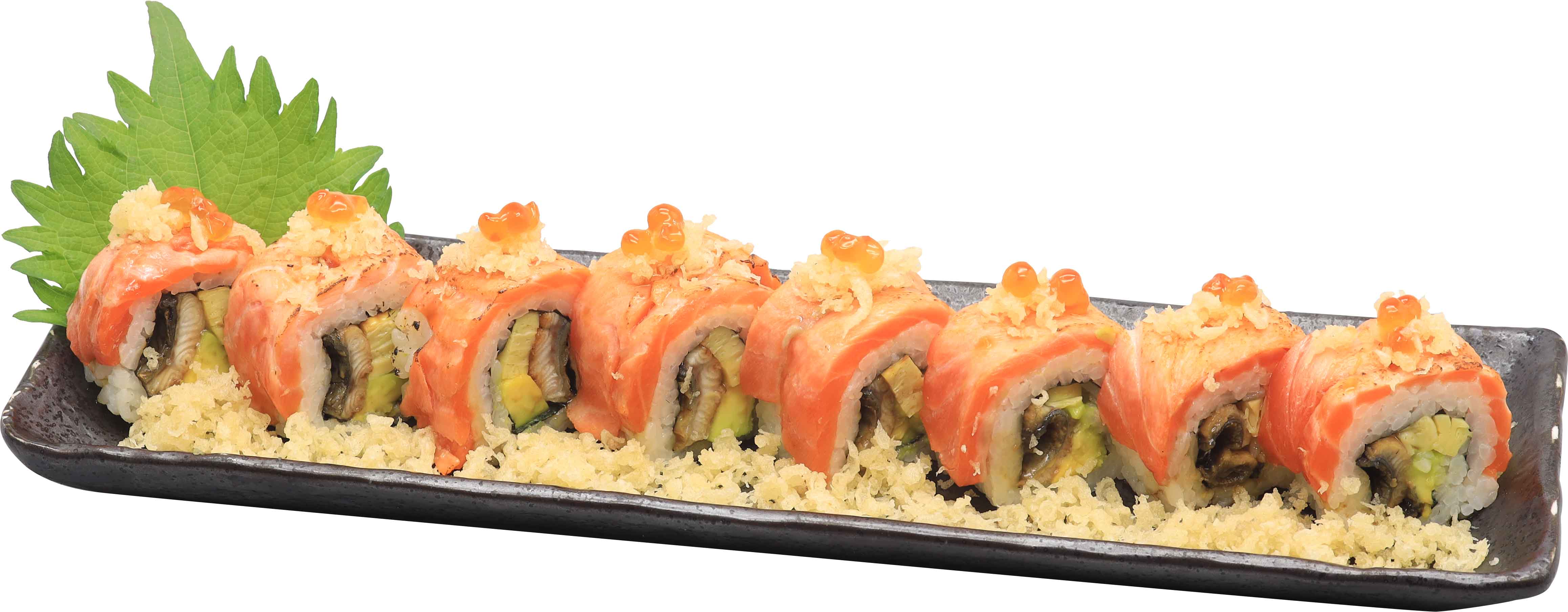 Salmon Unagi Spicy Roll