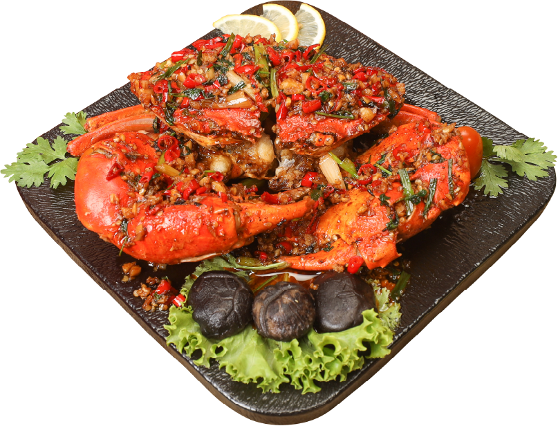 Fried Garlic Butter Crab