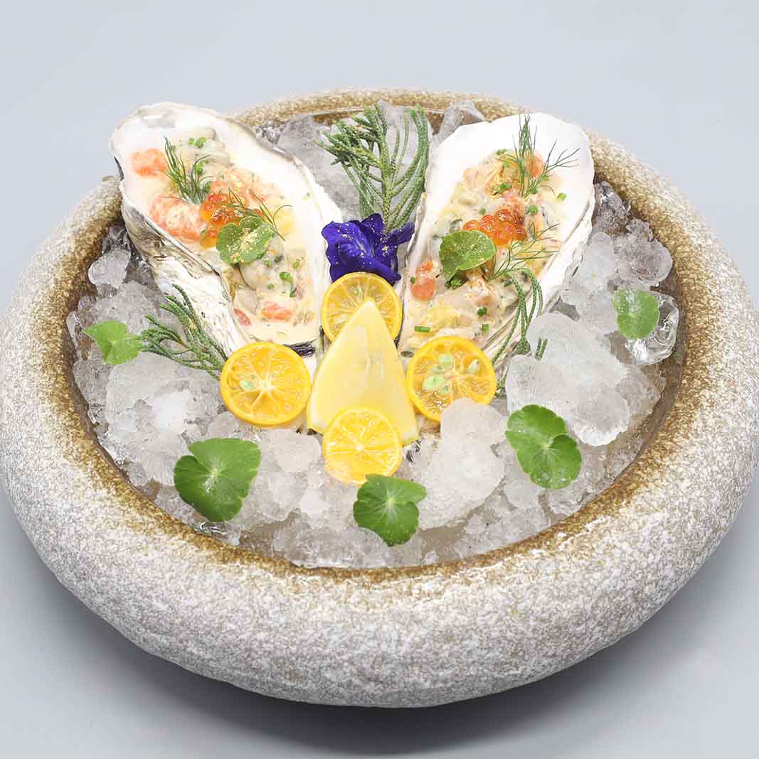 Oyster Seafood tartar